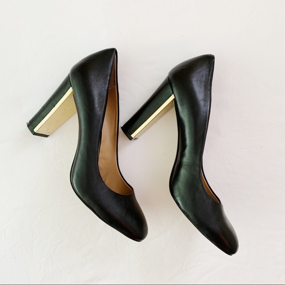 Banana Republic Black Leather Heels